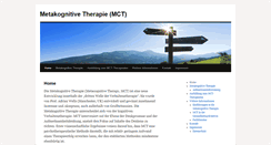 Desktop Screenshot of metakognitivetherapie.de
